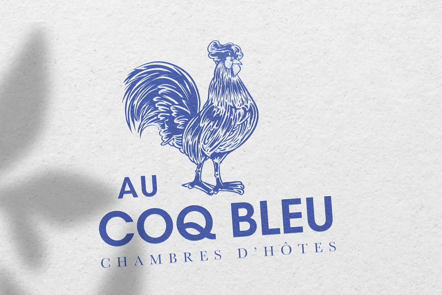 Logo d'Au Coq Bleu - Maison et chambres d'hôtes en Auvergne