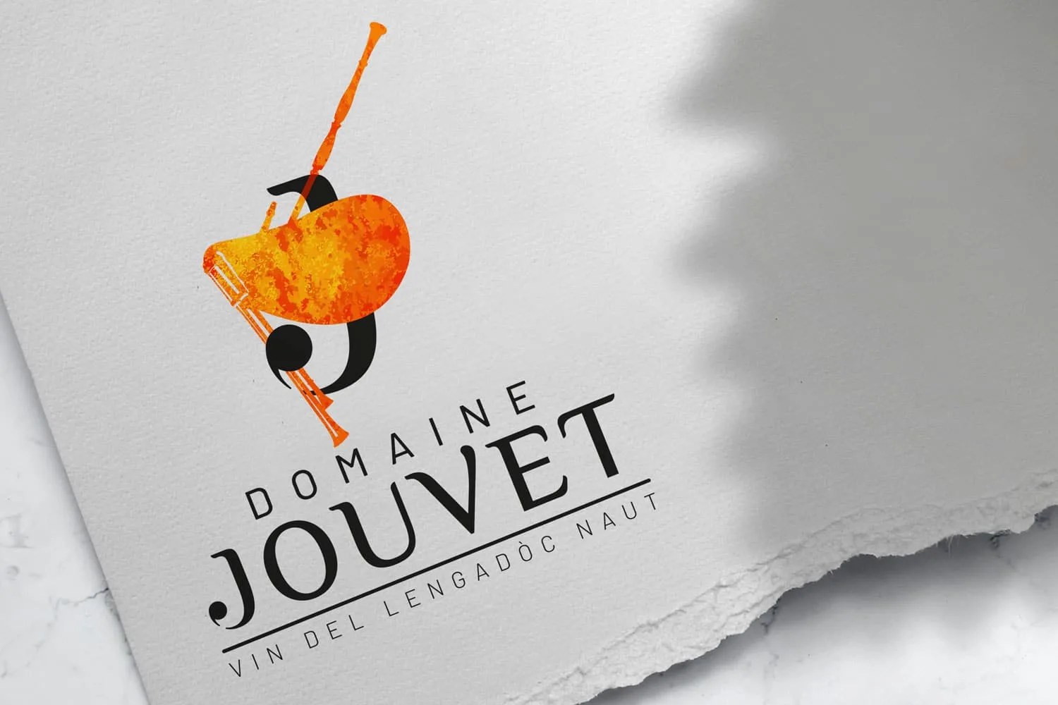 Création de logo viticole pour le domaine JOUVET.