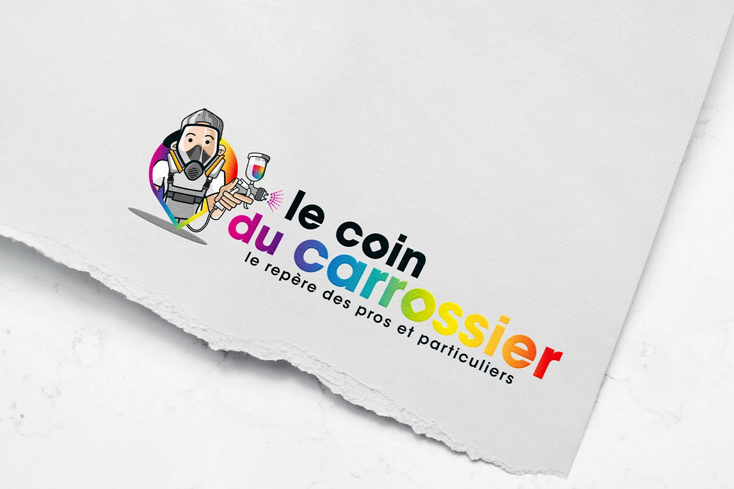 Création du logo du Coin du Carrossier